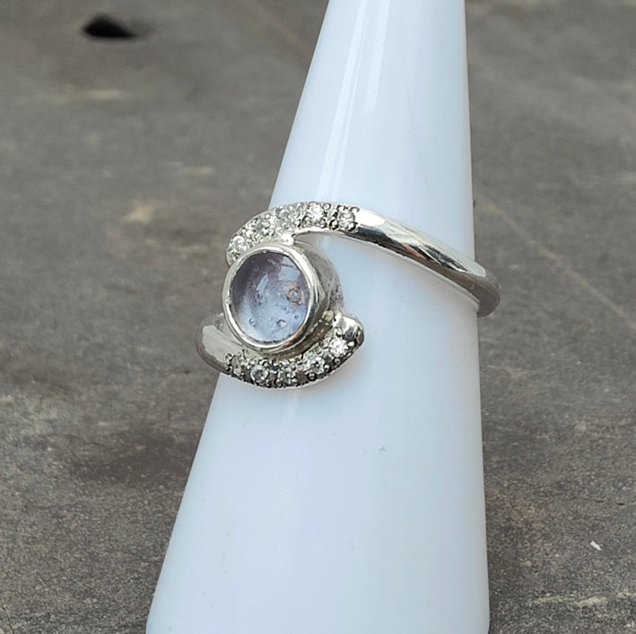 Embrace Ashes in Glass Ring