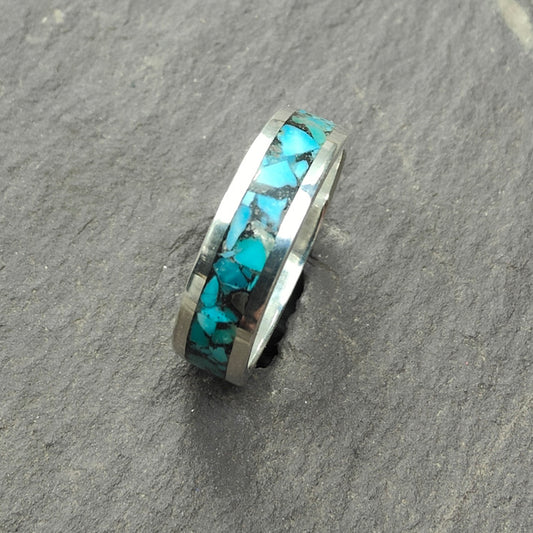 Inlay Ashes Memorial Ring