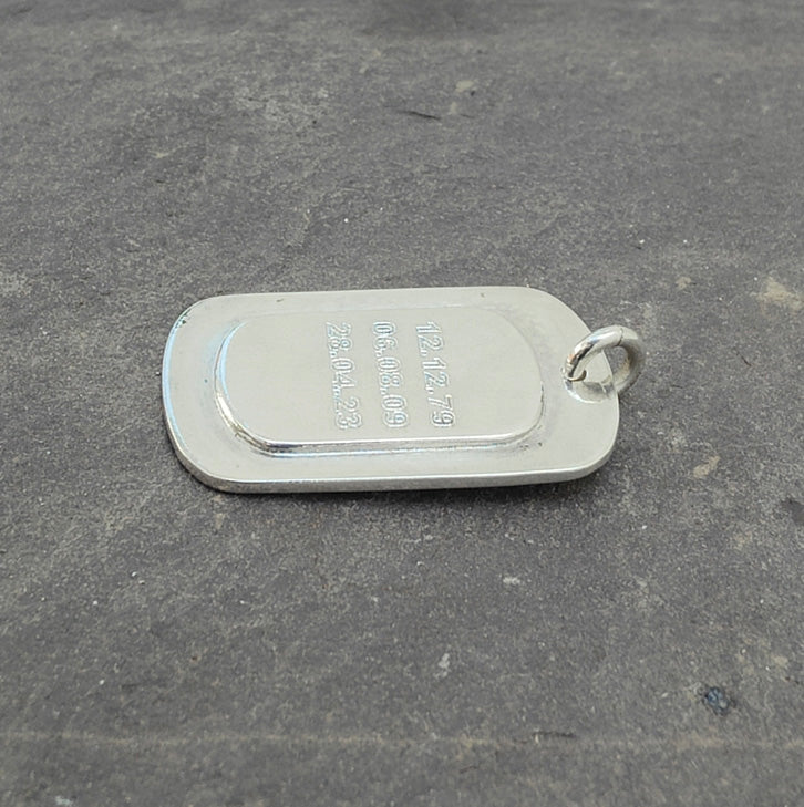 Maverick Hidden Ash Dog Tag Necklace