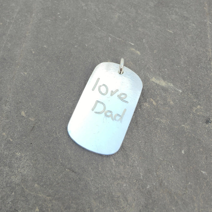 Maverick Hidden Ash Dog Tag Necklace