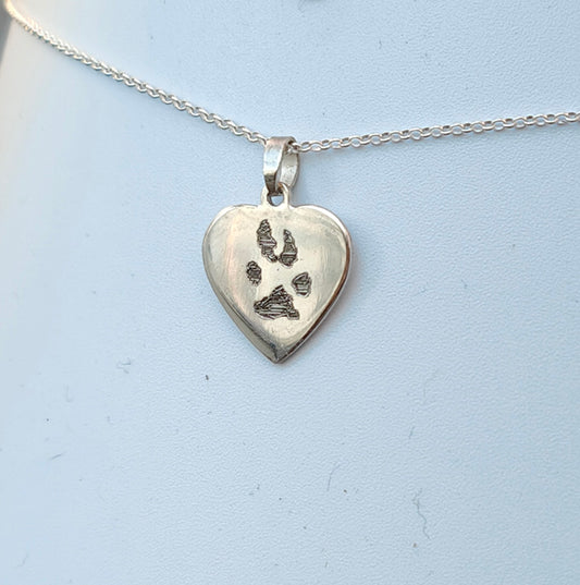 Paw Print Necklace