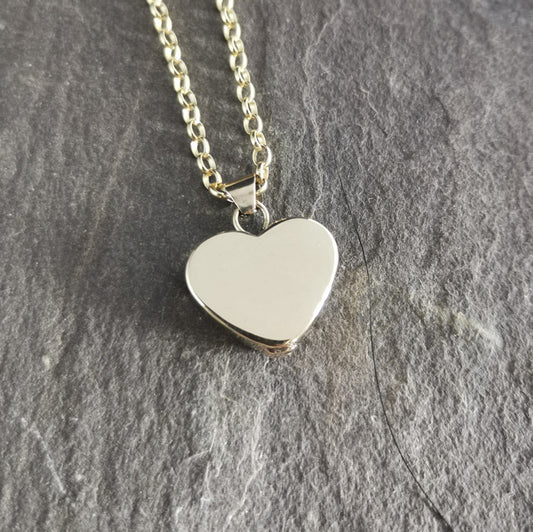 Spirit Heart Filled Ashes Pendant