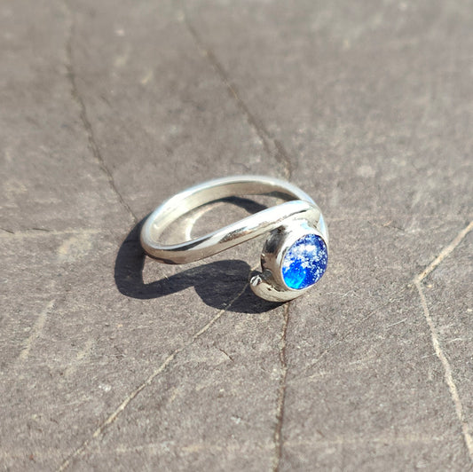 Cwtch Ring Ashes in Glass