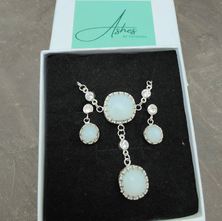 Devotion Ashes in Glass Drop Necklace