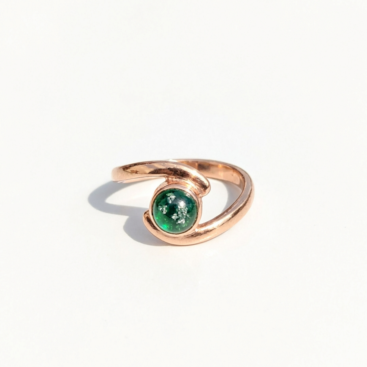 Cwtch Ring Ashes in Glass