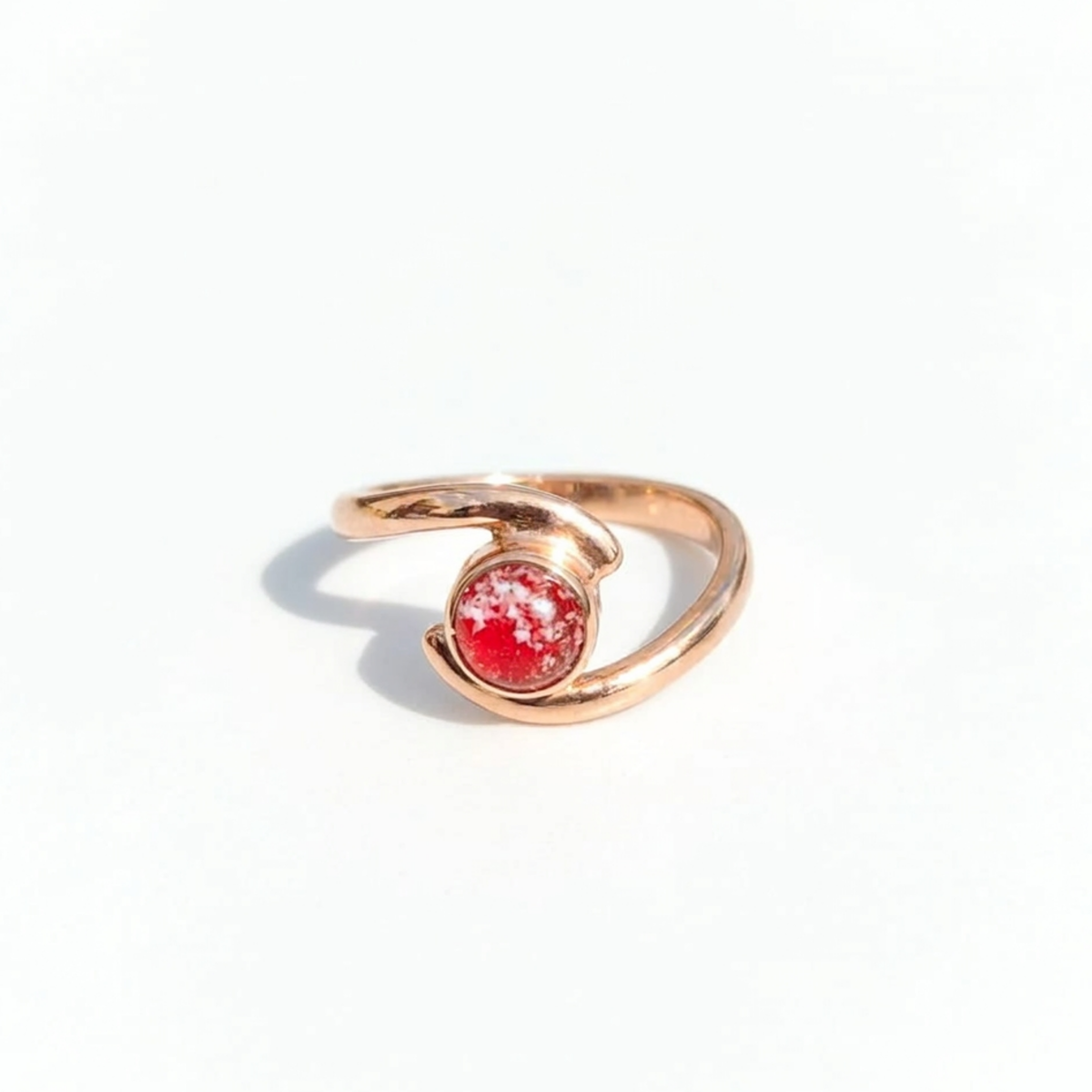 Cwtch Ring Ashes in Glass