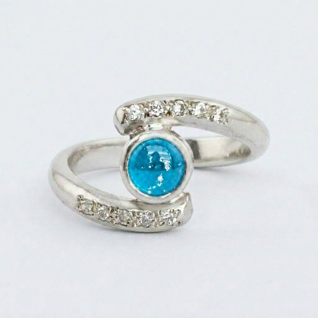 Embrace Ashes in Glass Ring