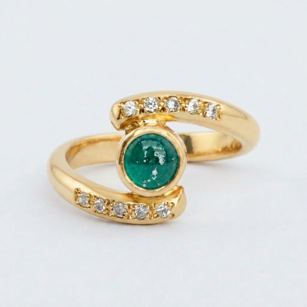 Embrace Ashes in Glass Ring