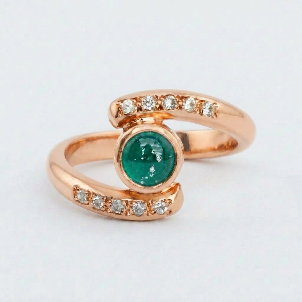Embrace Ashes in Glass Ring