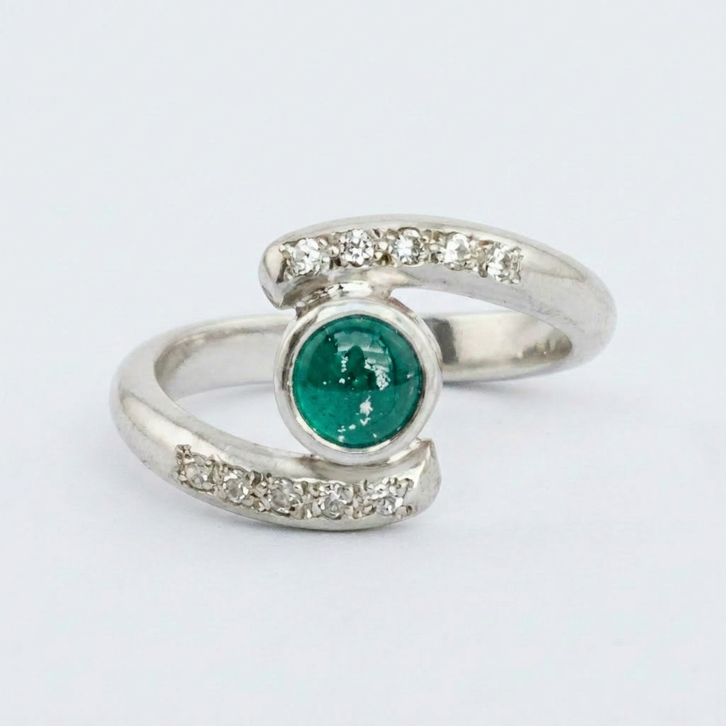 Embrace Ashes in Glass Ring