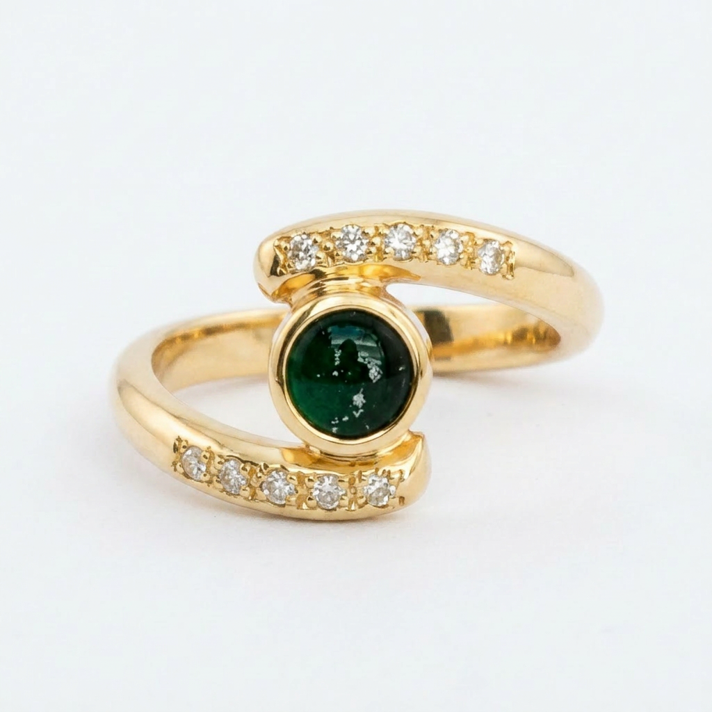 Embrace Ashes in Glass Ring