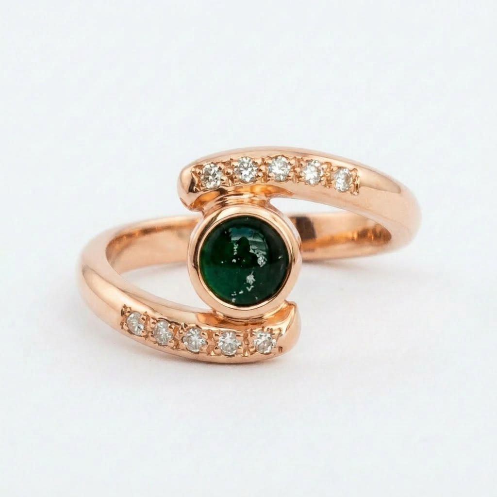 Embrace Ashes in Glass Ring