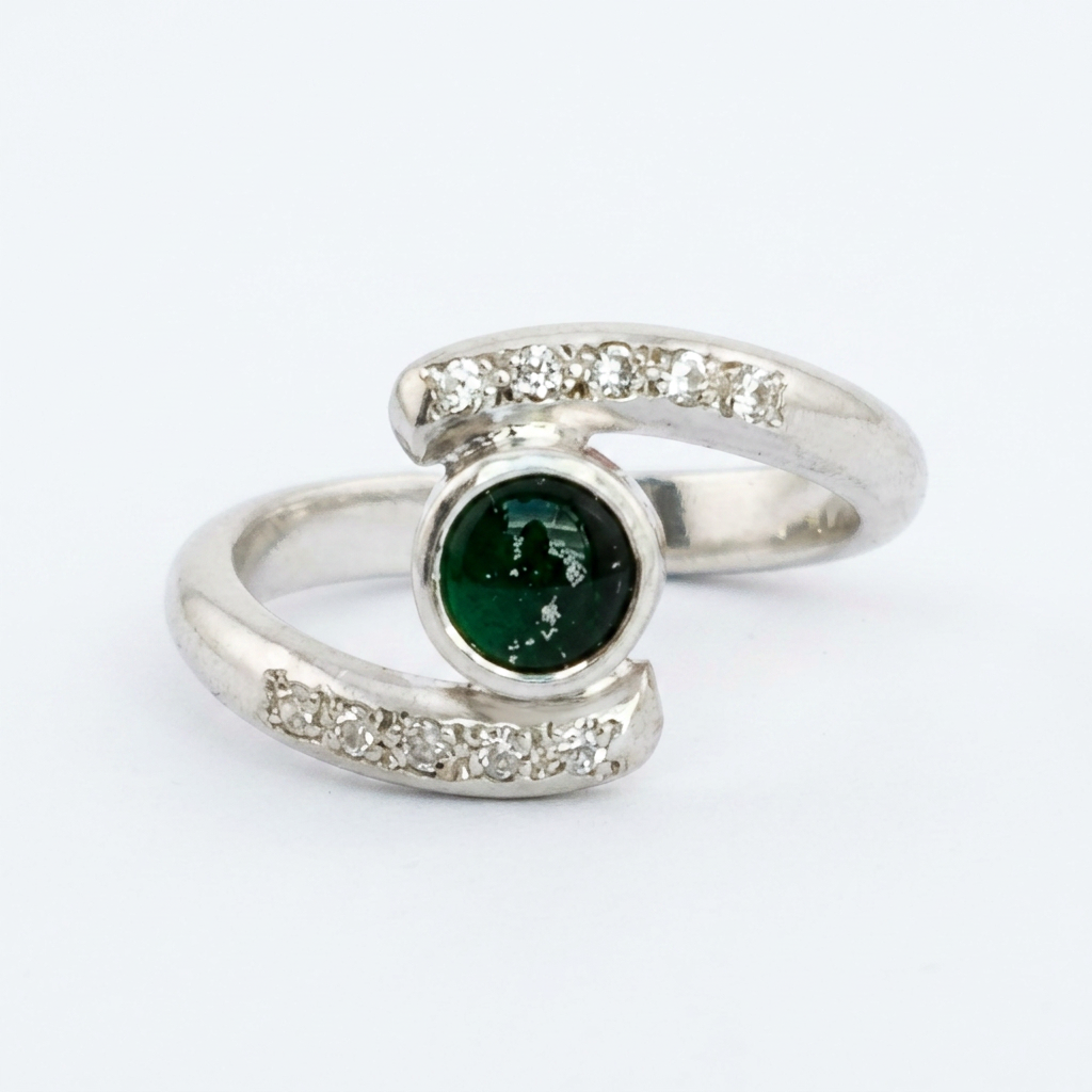 Embrace Ashes in Glass Ring