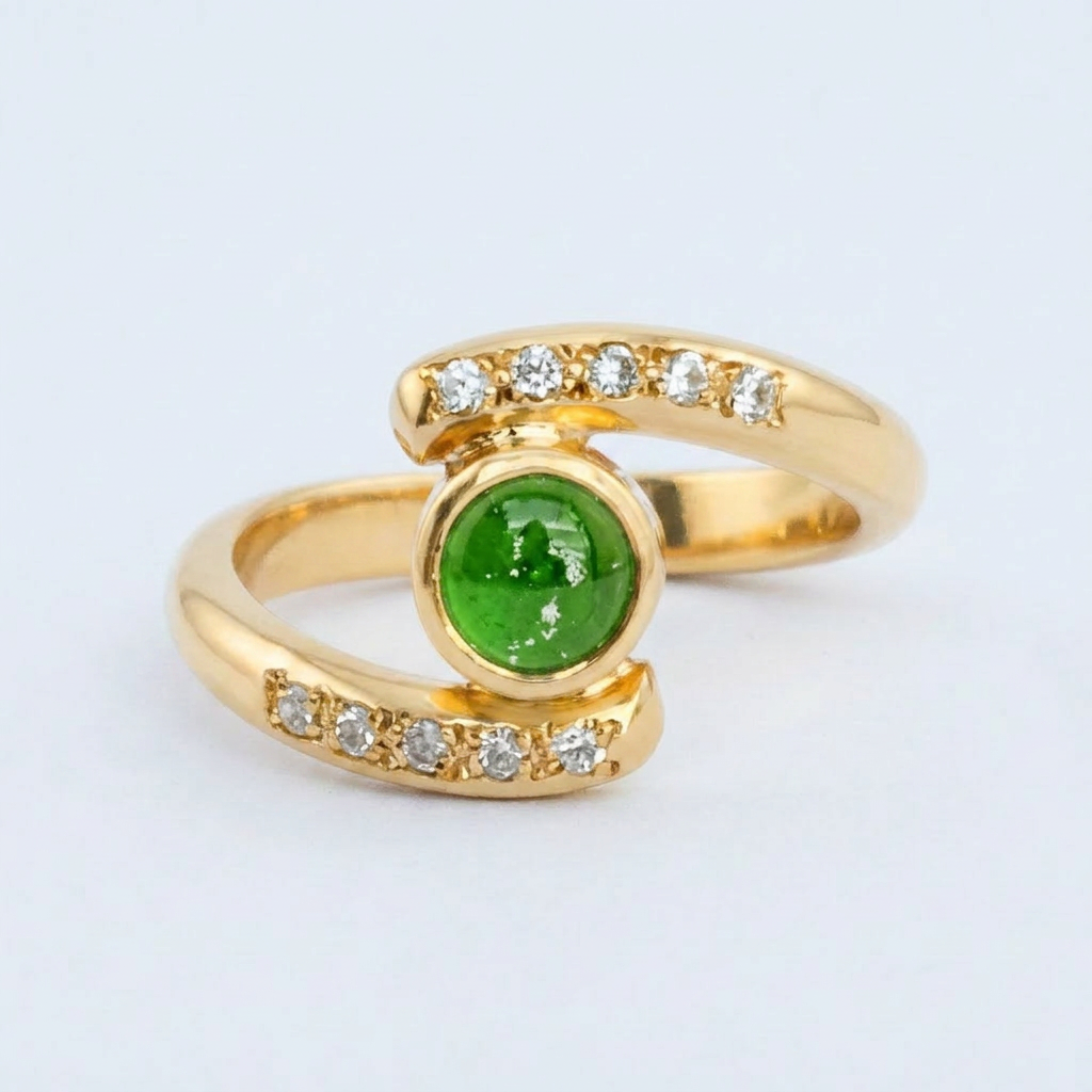Embrace Ashes in Glass Ring