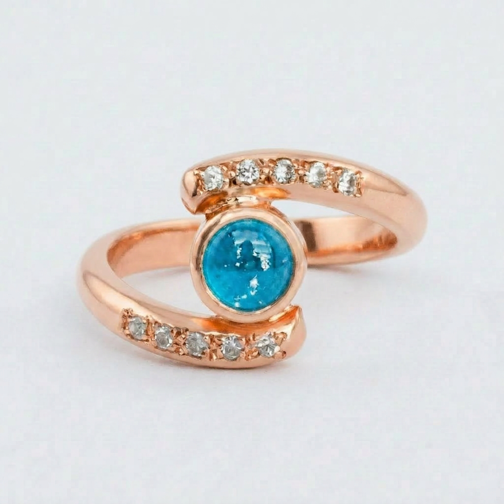 Embrace Ashes in Glass Ring