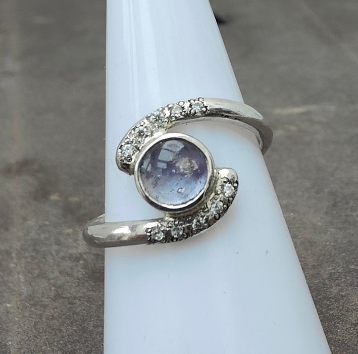 Embrace Ashes in Glass Ring