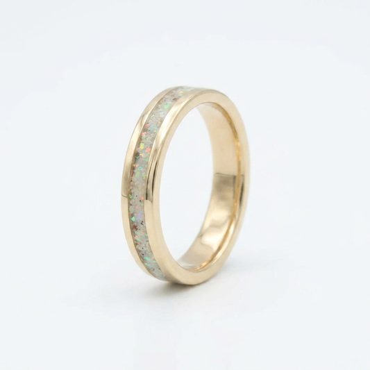 Inlay Ashes Memorial Ring