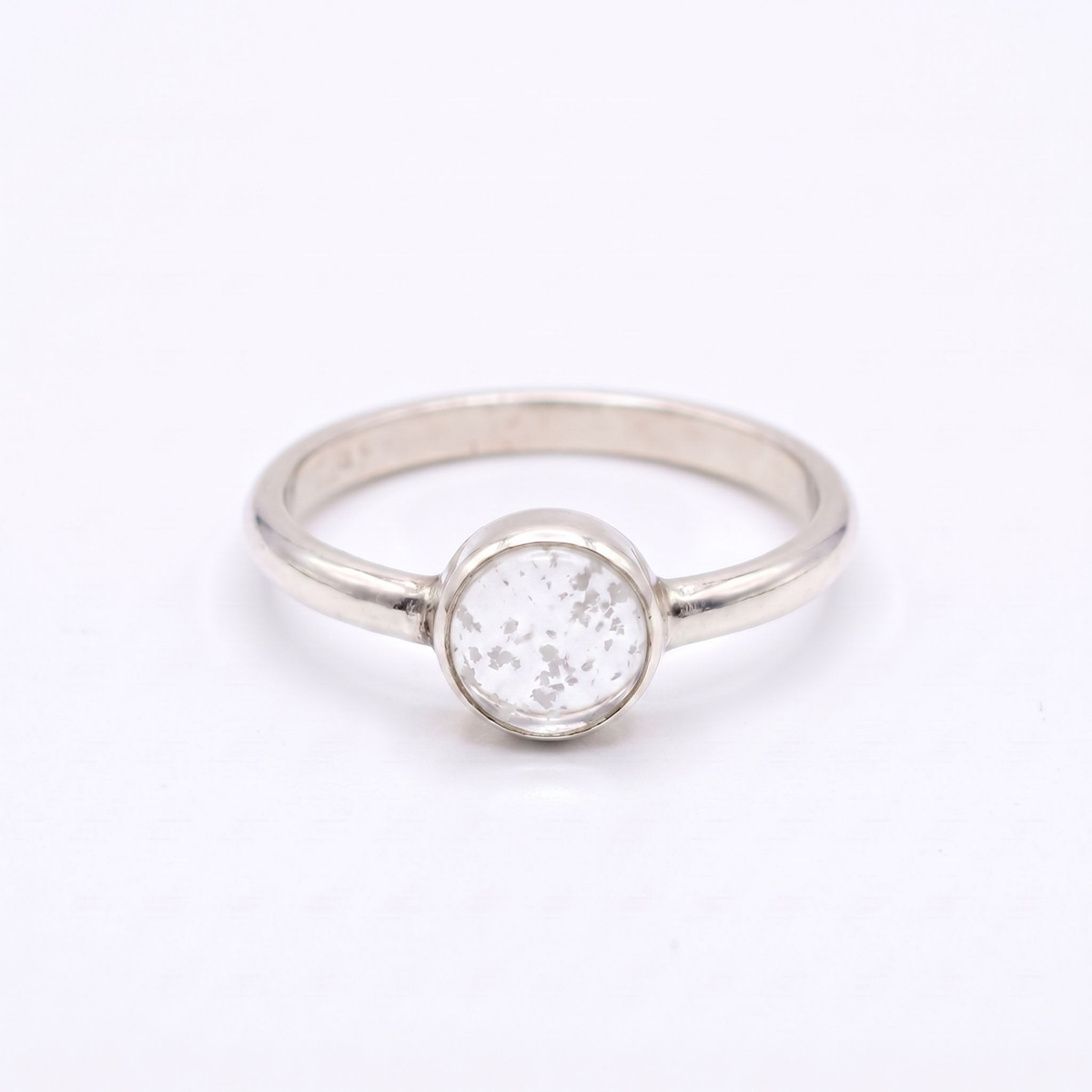 Purity Ashes in Glass Ring