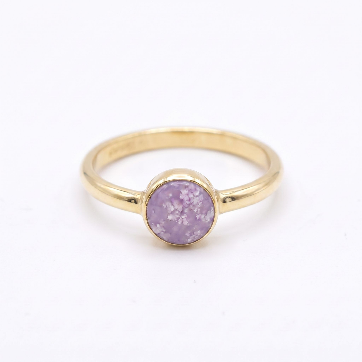 Purity Ashes in Glass Ring