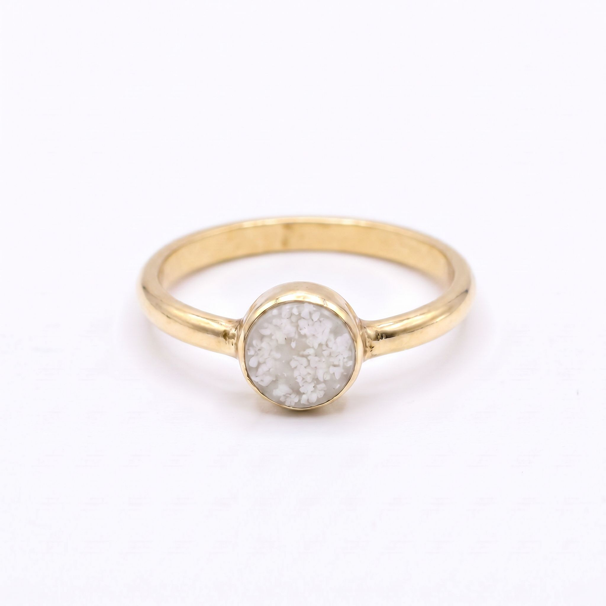 Purity Ashes in Glass Ring