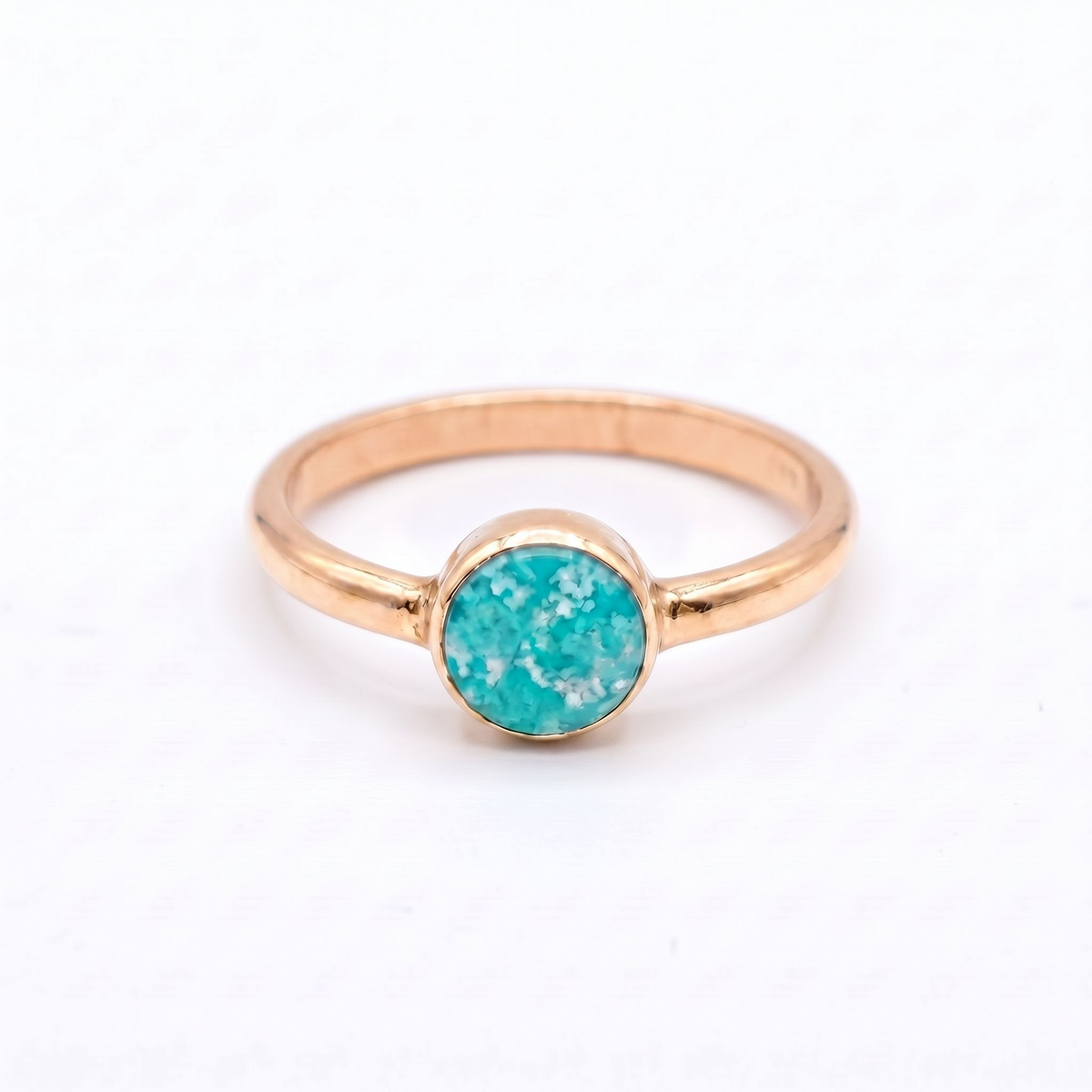 Purity Ashes in Glass Ring
