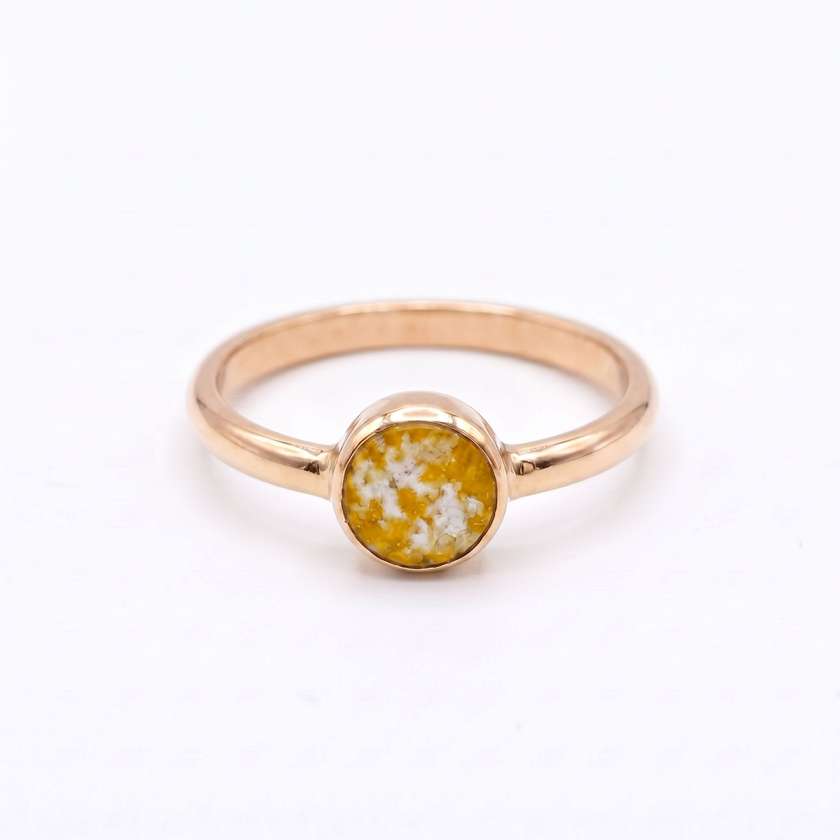 Purity Ashes in Glass Ring