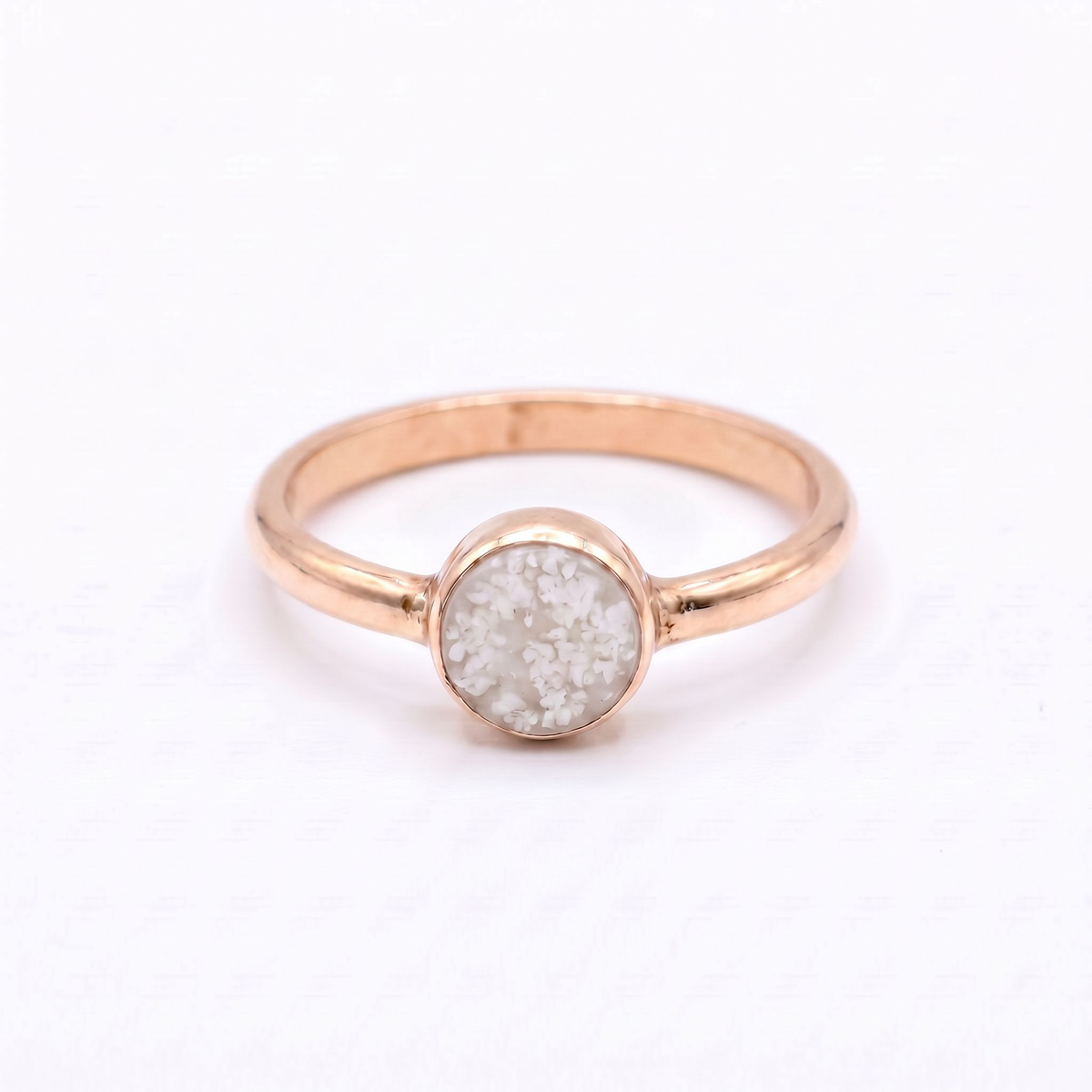 Purity Ashes in Glass Ring