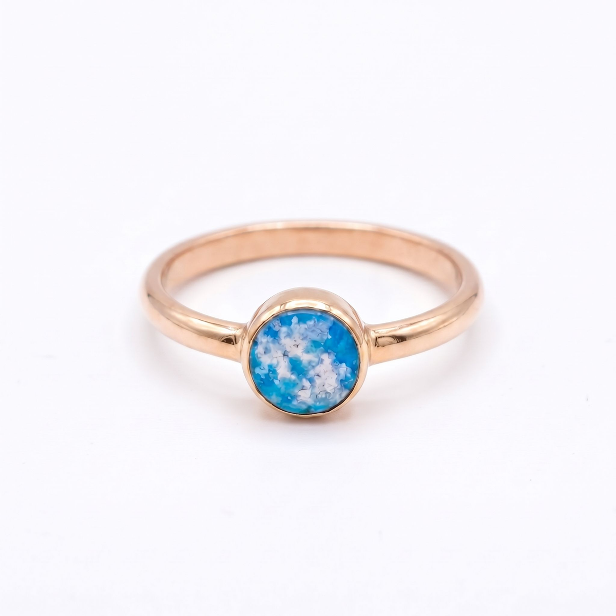Purity Ashes in Glass Ring