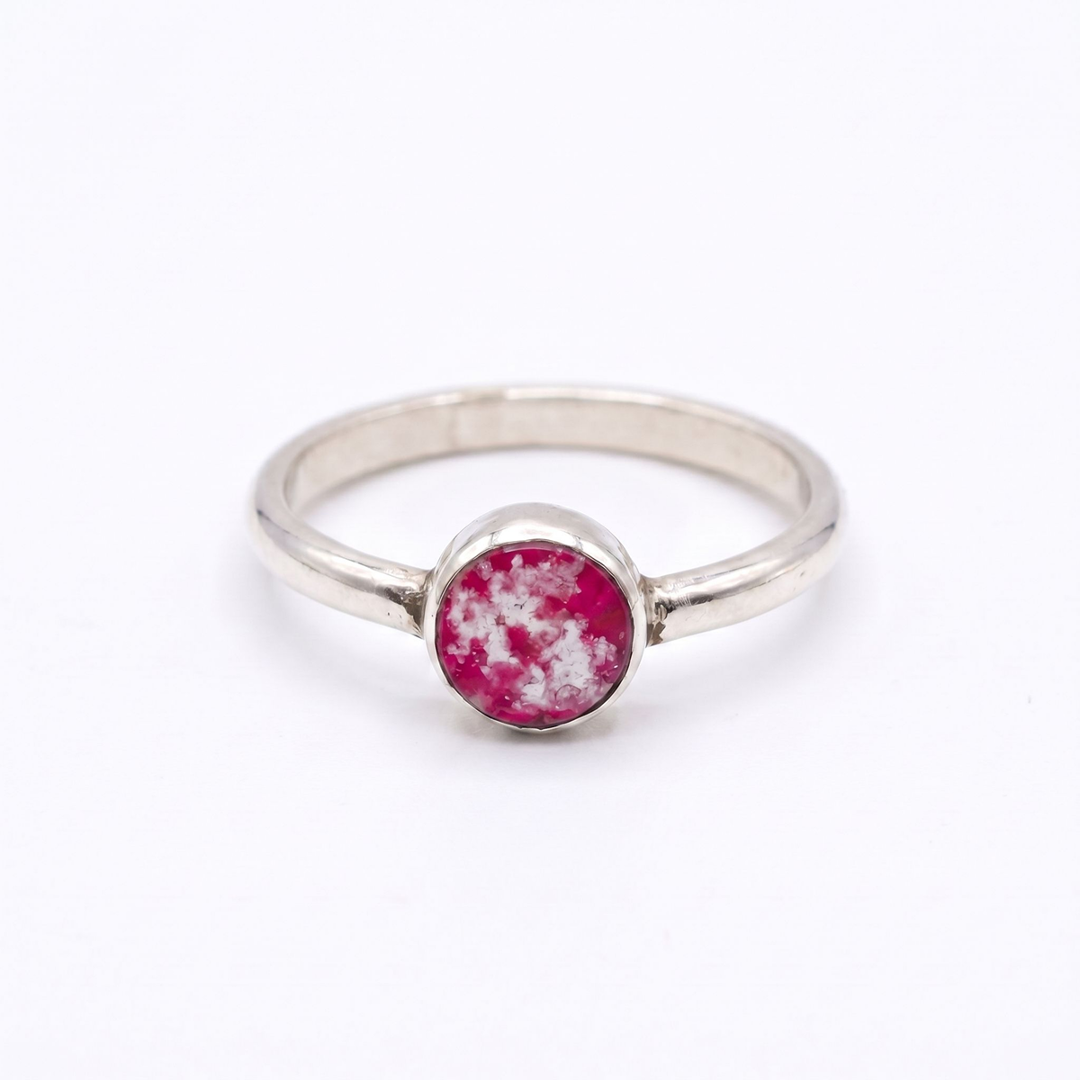 Purity Ashes in Glass Ring