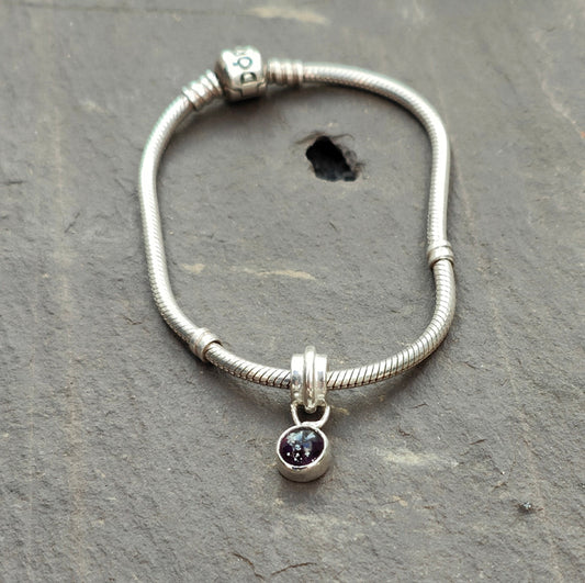 Charming Ashes in Glass Charm
