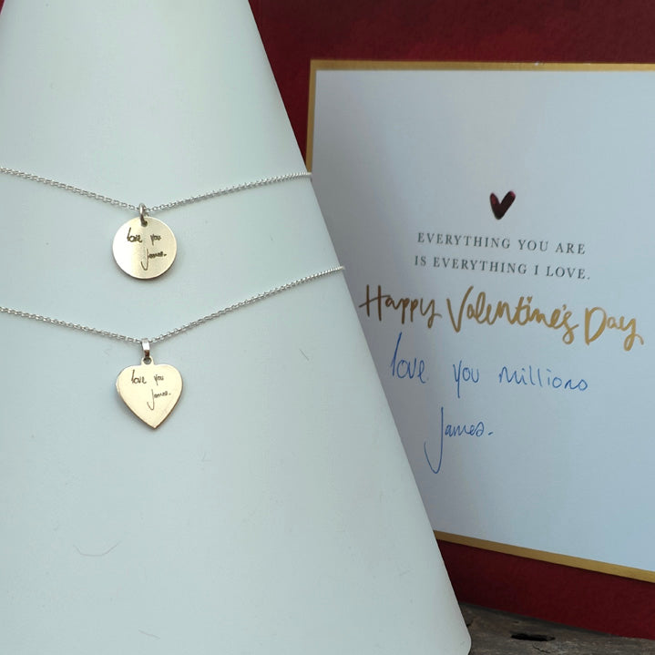 Handwriting Engraving Pendant