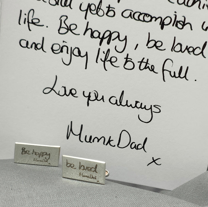 Handwriting Cufflinks