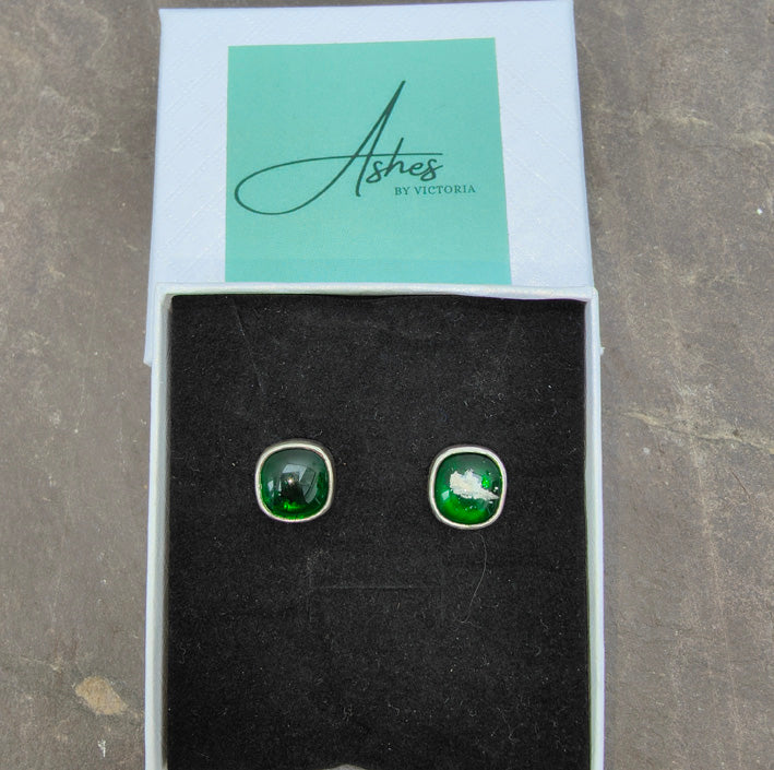 Mettle Ashes in Glass Cufflinks
