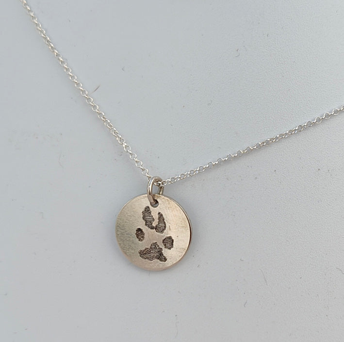 Paw Print Necklace