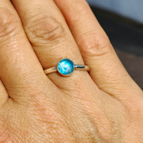 Purity Ashes in Glass Ring