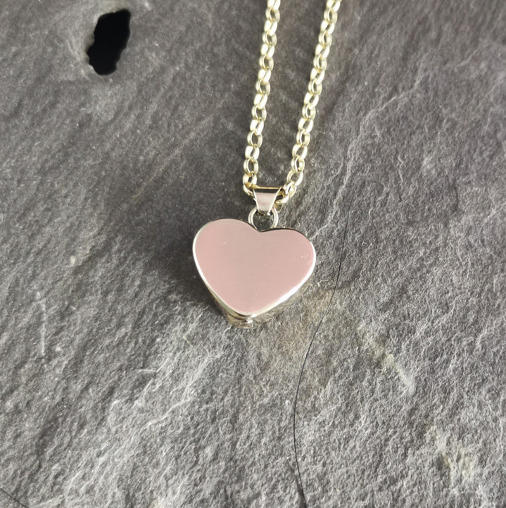Spirit Heart Filled Ashes Pendant